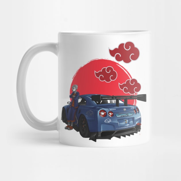 JDM Shaddowryderz Red Sun Skyline Fantom Blue Nissan Nismo GT-R R35 by Shaddowryderz